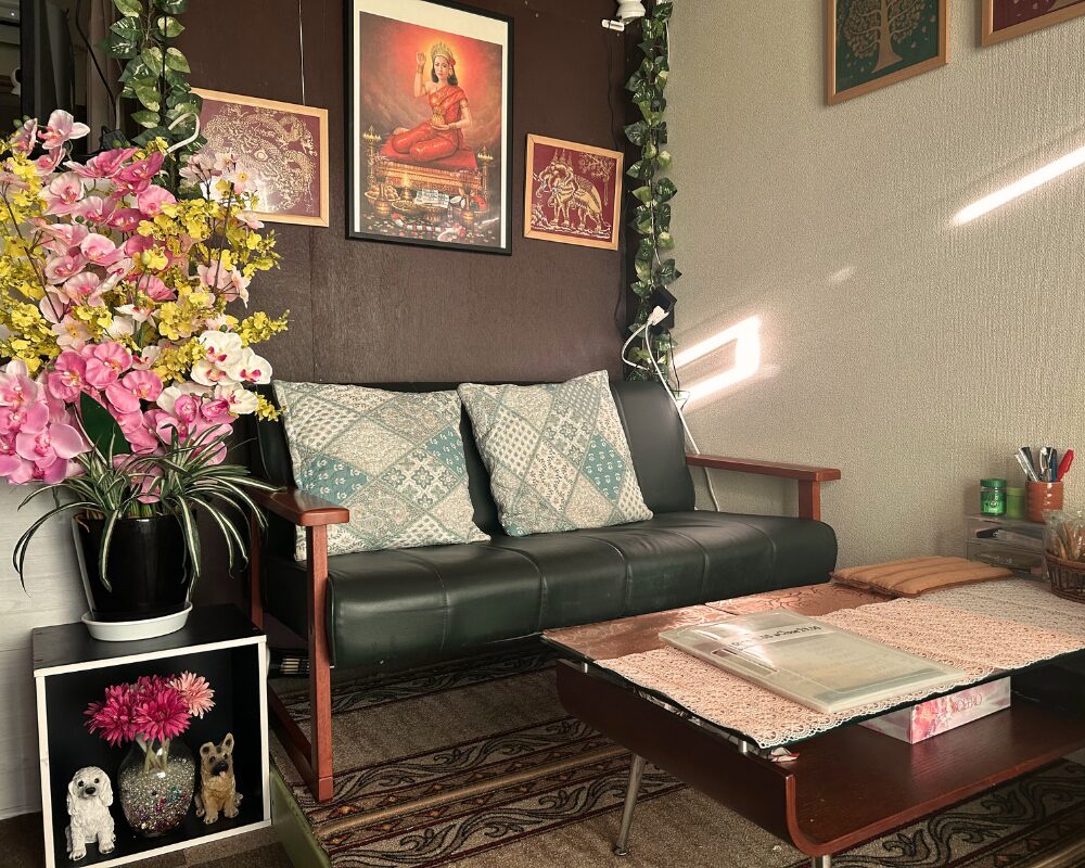 茨城小美玉市堅倉のタイ古式マッサージ・グリーンの待合室