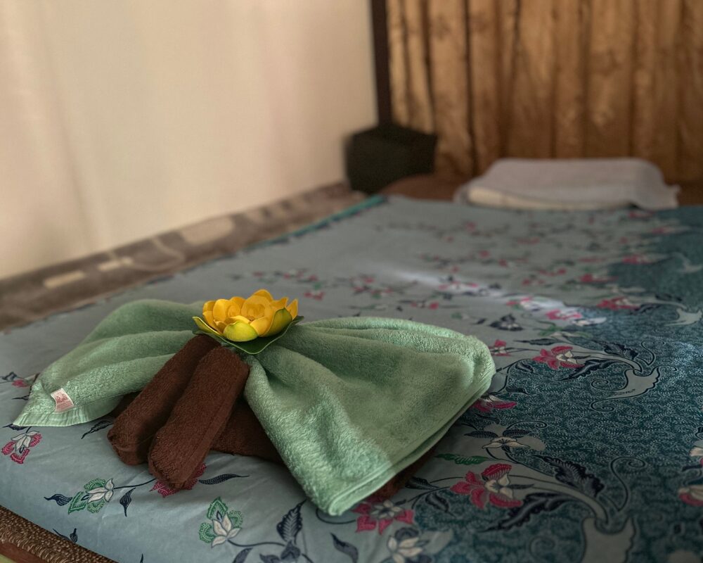 茨城小美玉市堅倉のタイ古式マッサージ・グリーンの施術室